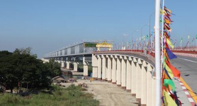  舞钢精品板材应用于缅甸阳东大桥