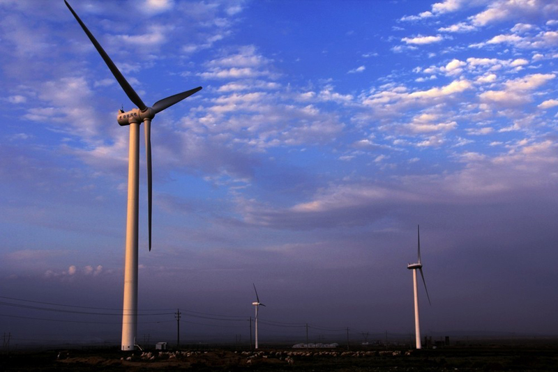 大唐风电场使用舞钢7500吨高品质风